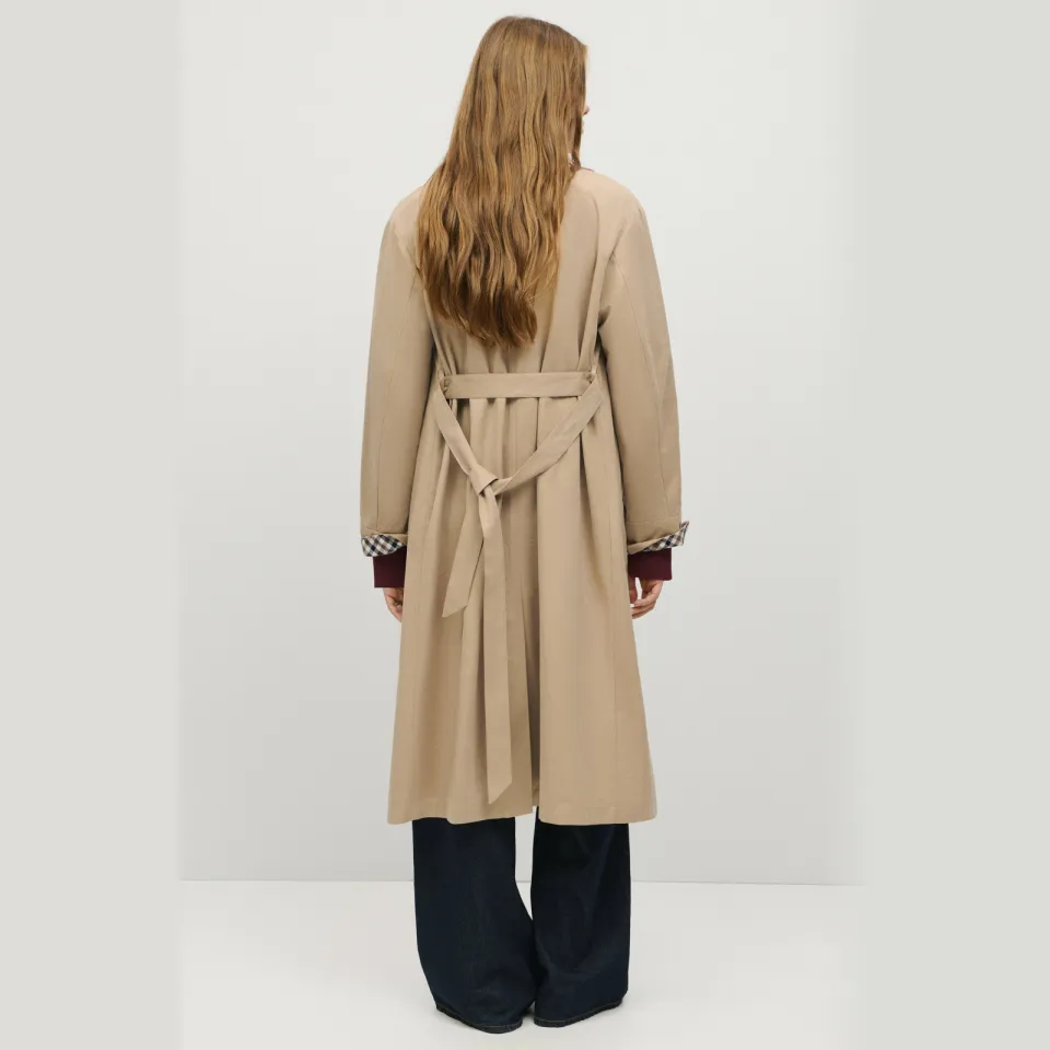 Mango trenchcoat met ceintuur beige, foto 5