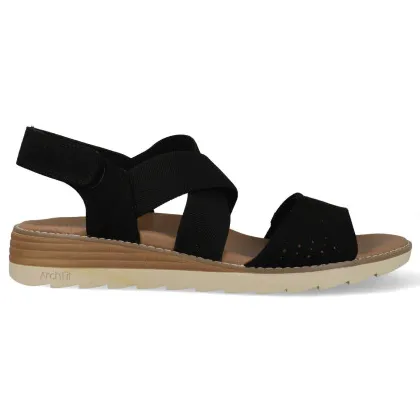 Skechers Arch Fit Oasis-B Perf sandalen zwart
