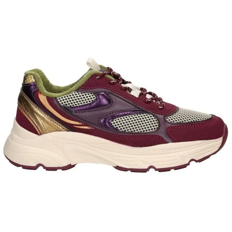Sub55 sneakers laag bordeaux