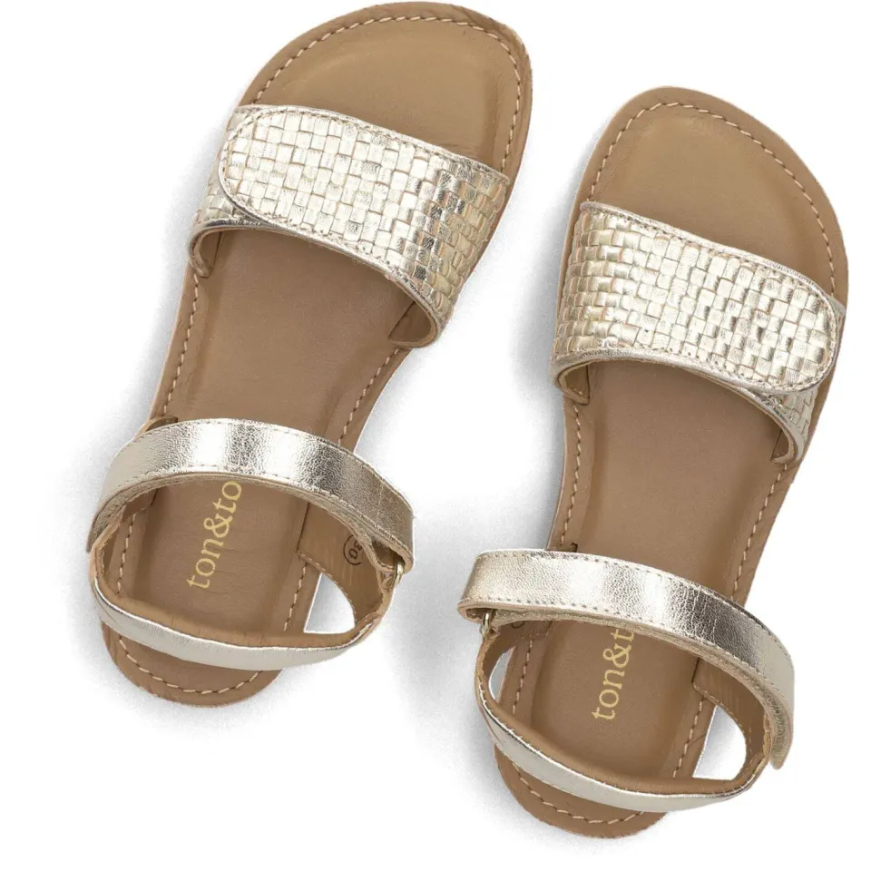 Ton & Ton Sandalen Liva Goudkleurig, foto 2