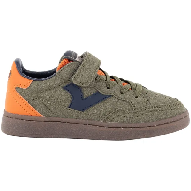 Victoria sneakers - kaki/oranje