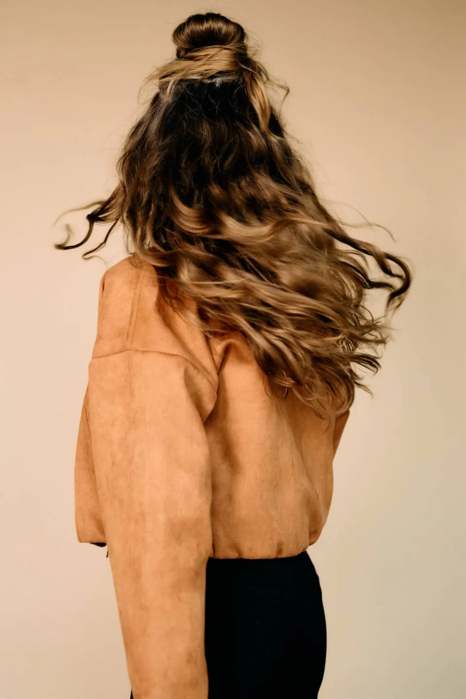 NoBell’ Donna suèdelook jas bruin, foto 6