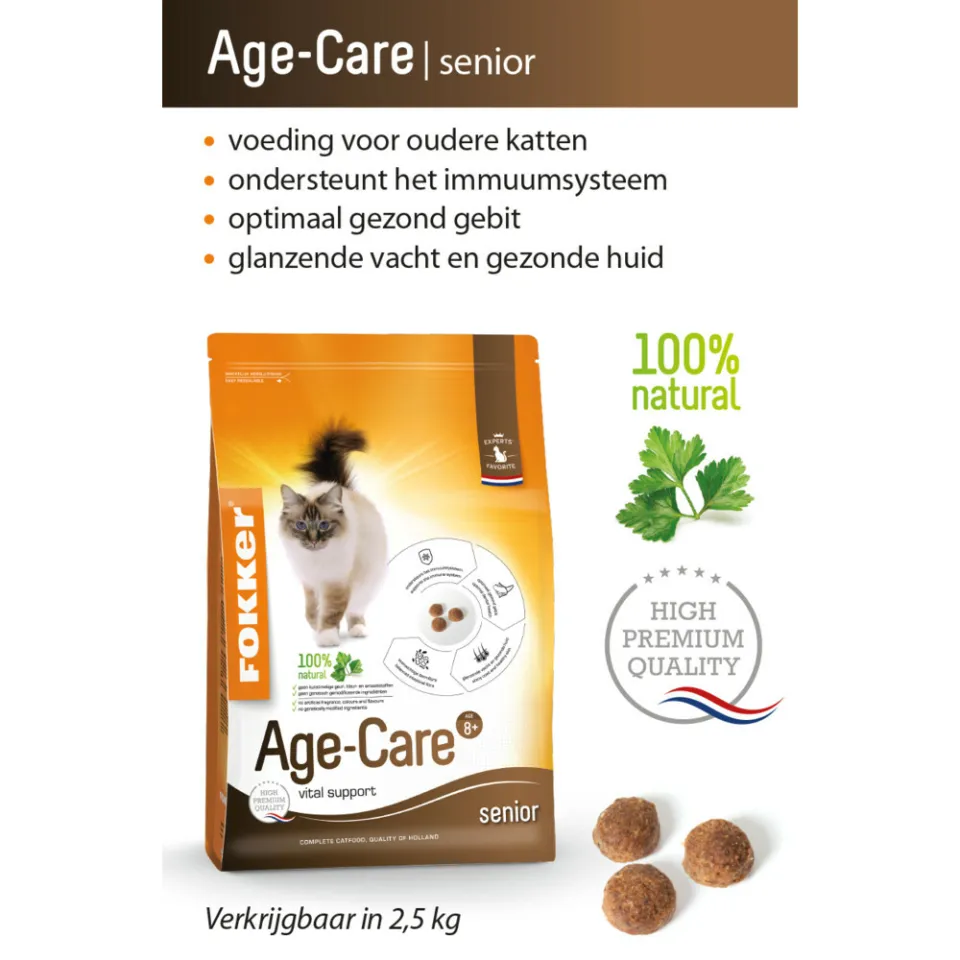 Fokker Age-Care kattenvoer gevogelte, foto 3