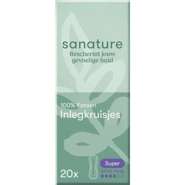 Sanature inlegkruisjes super extra long 100% katoen
