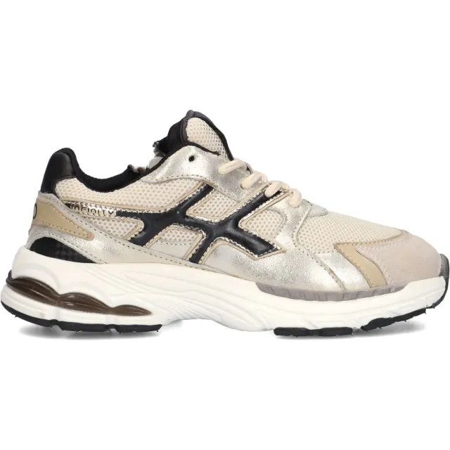 Hip H1161 leren sneaker beige, foto 3
