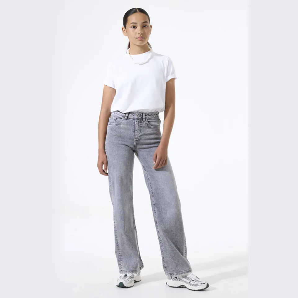 Garcia Ilvy Straight high waist straight leg jeans grey denim, foto 4