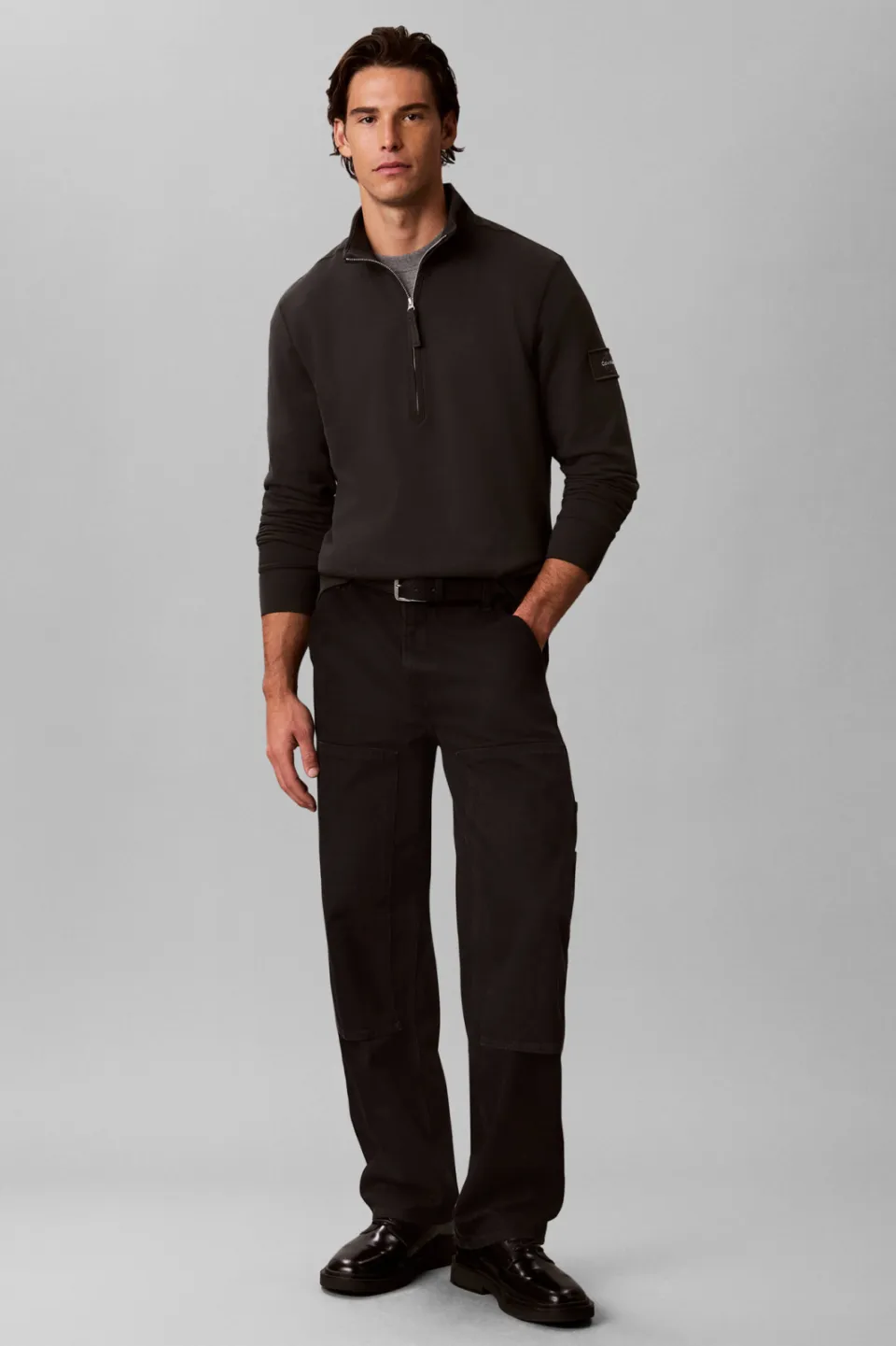 Calvin Klein JEANS regular fit sweater - zwart, foto 4