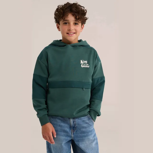 WE Fashion hoodie - donkergroen