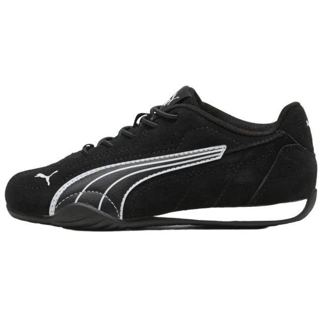 Puma Catch suède sneakers - zwart/wit, foto 2