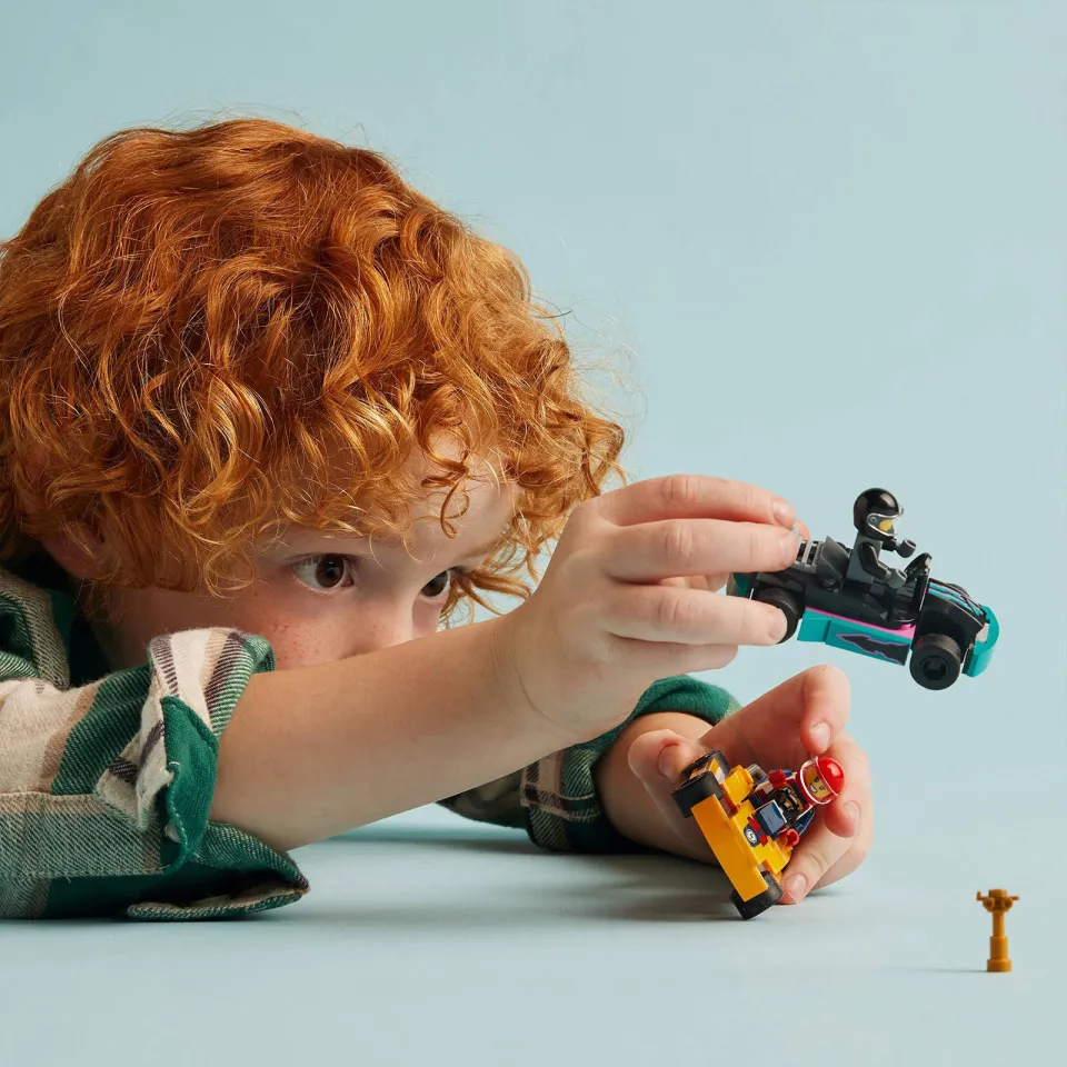 Lego City Karts en racers Speelgoed Race Auto Set voor Kinderen vanaf 5 Jaar 60400, foto 6