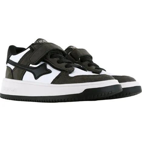 Shoesme suède sneakers - donkerbruin/zwart/wit, foto 4