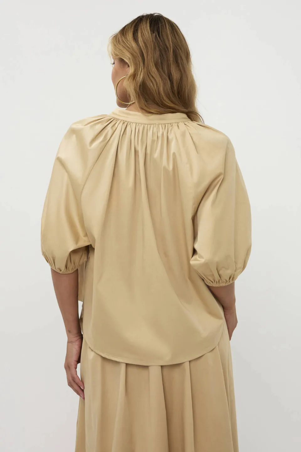 AMAYA Amsterdam Sutton maxi rok beige, foto 4