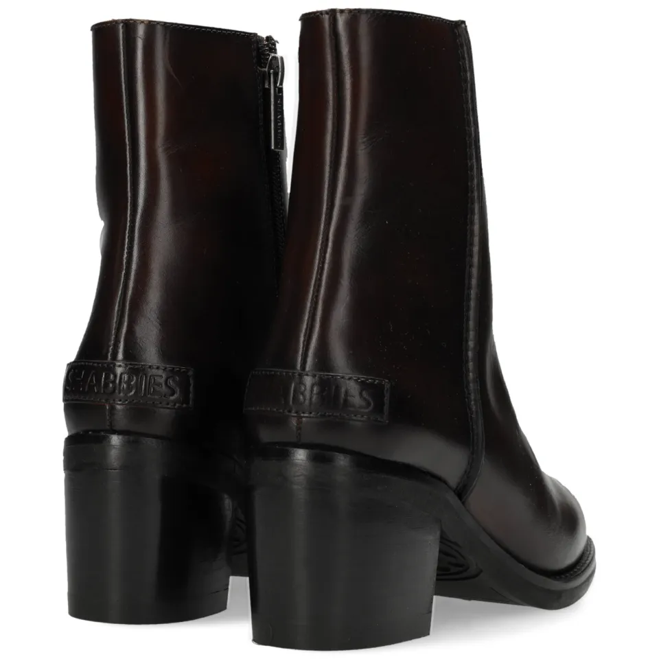 Shabbies Amsterdam PARKER NALA boot mid leather Dark Brown, foto 7
