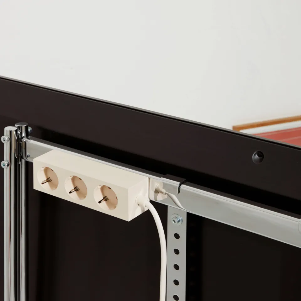 Pedestal tv standaard Moon Rollin' chrome, foto 7
