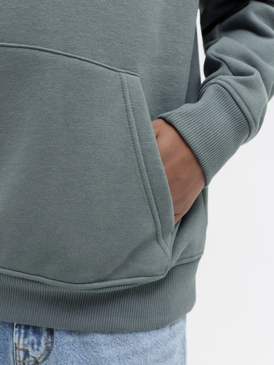 Jack & Jones JUNIOR hoodie grijsblauw, foto 4