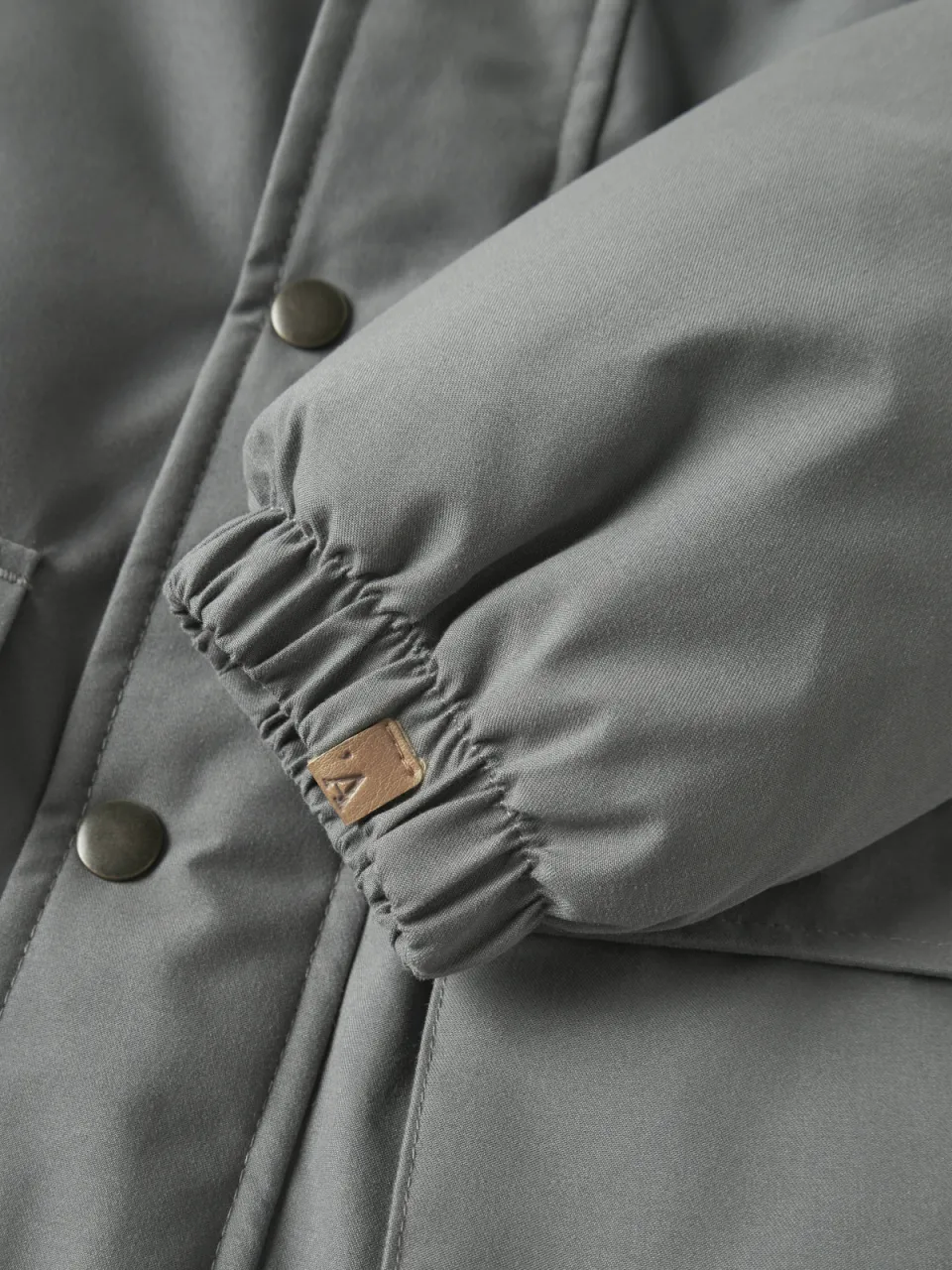 Lil' Atelier Mini parka grijs, foto 8