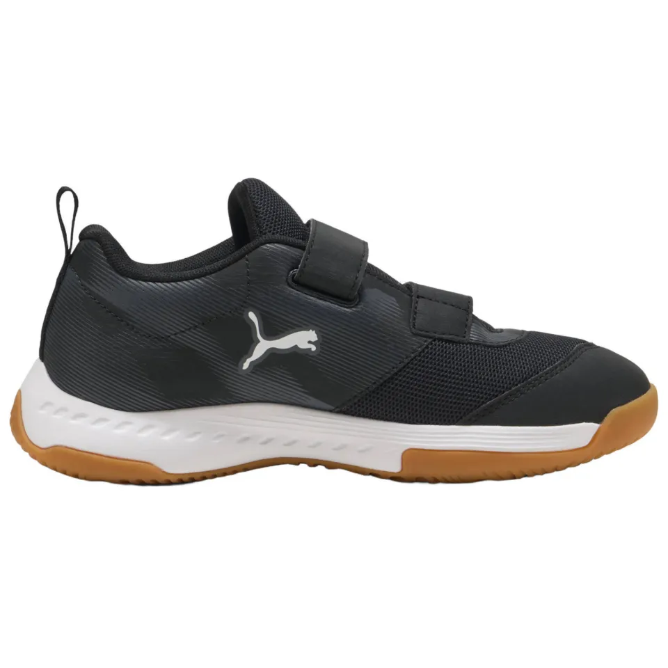 Puma Varion 3 V junior imitatieleren voetbalschoenen - zwart