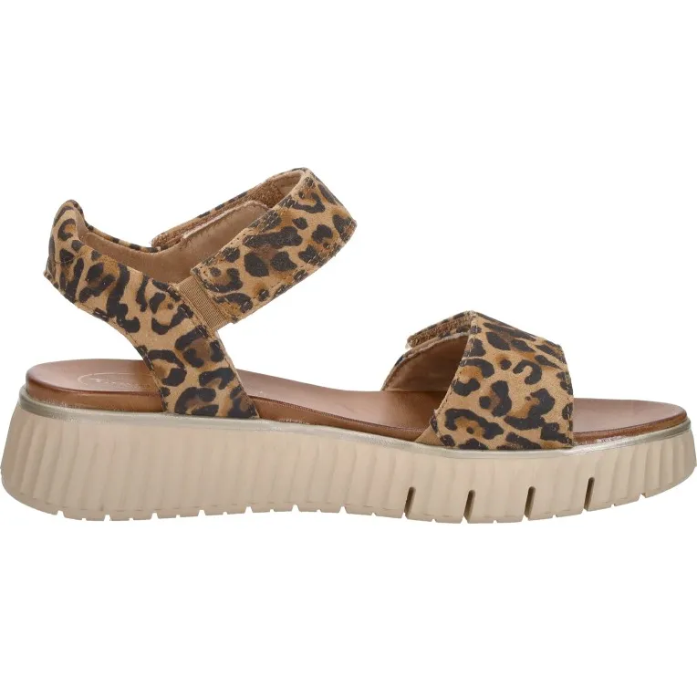 Tamaris Comfort sandalen 8-88720-44 luipaardprint Beige