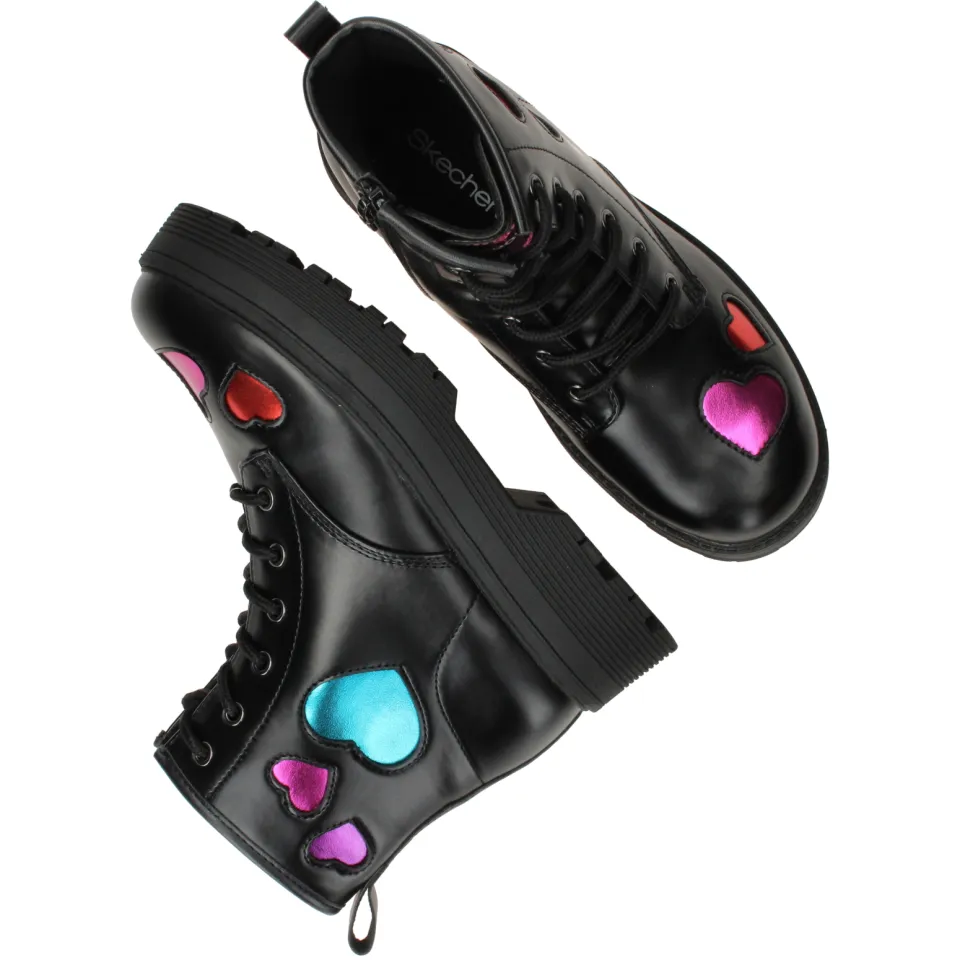 Skechers Gravlen Hi Hearts boots zwart, foto 4