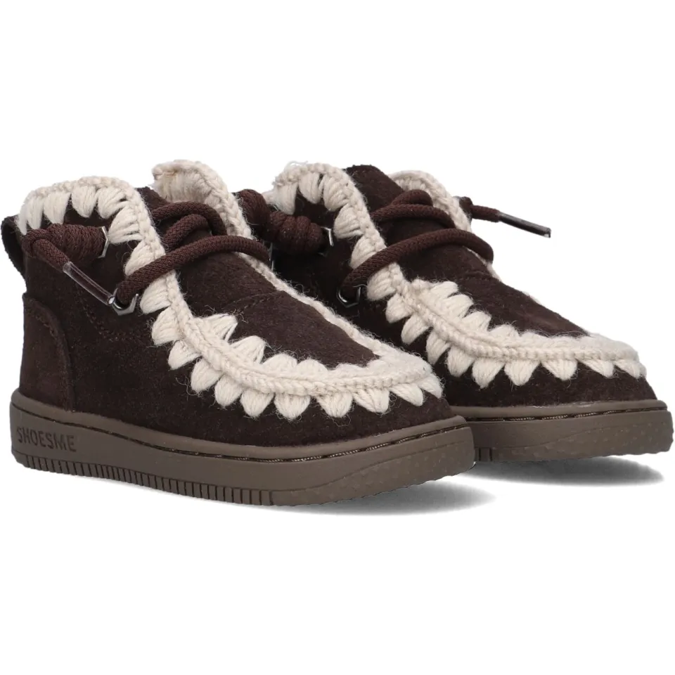 Shoesme hoge sneakers donkerbruin, foto 6