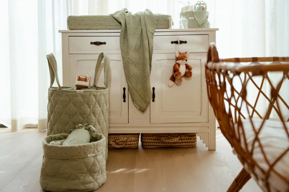 Little Dutch Pure Sage hydrofiele swaddle doek groen, foto 6