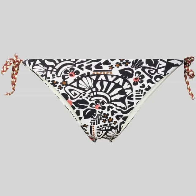 Banana Moon slim fit bikinibroekje met florale all-over print model 'Jaka' grijs, foto 2