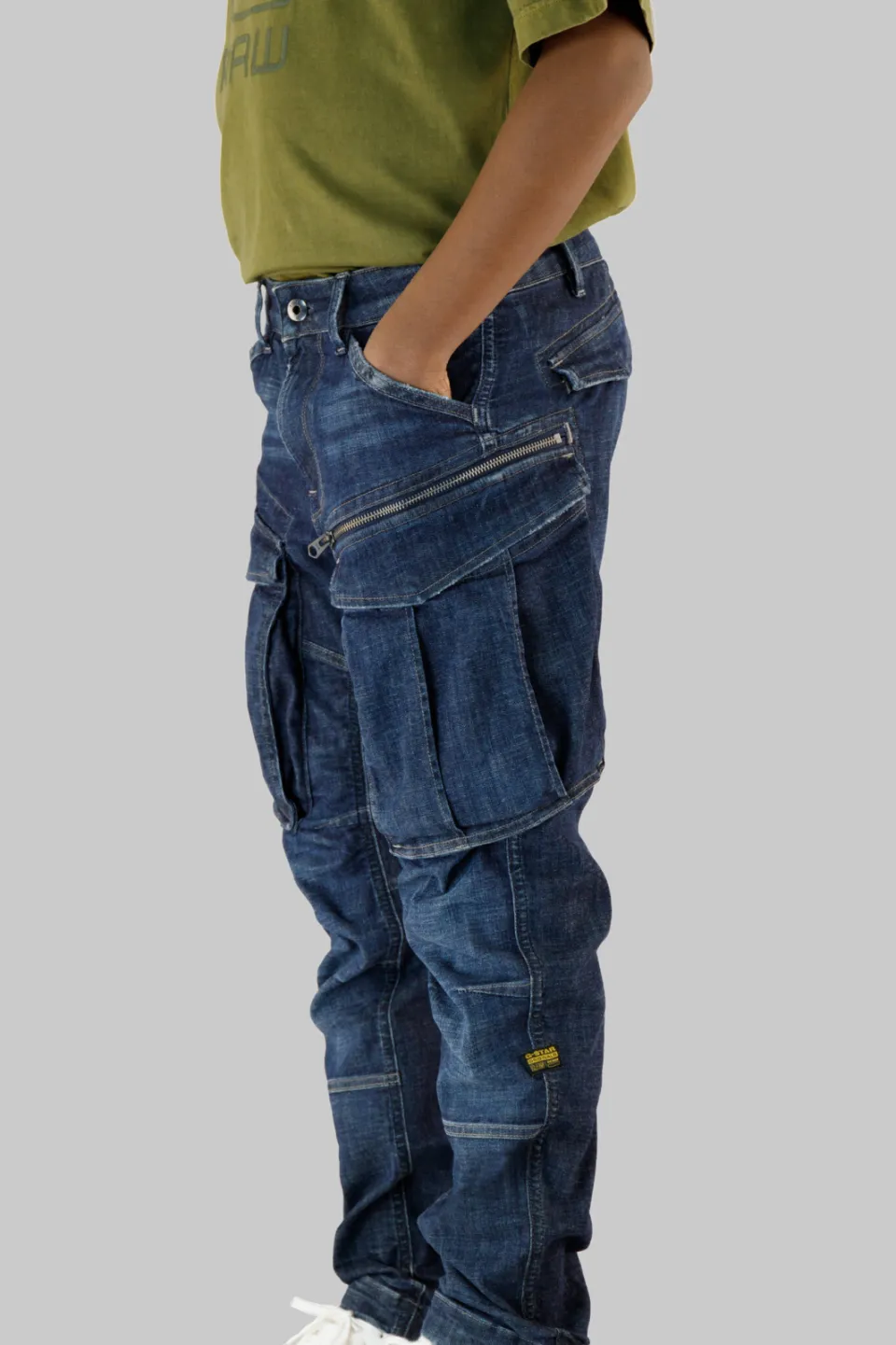 G-Star tapered jeans dark blue denim, foto 5