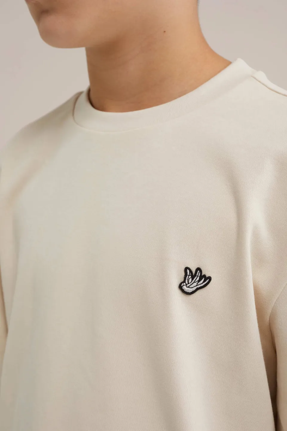 WE Fashion longsleeve beige, foto 6