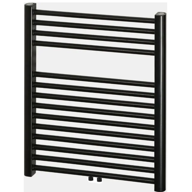 Haceka Designradiator Haceka Gobi Adoria 59x69 cm Zwart 6-Punts Aansluiting (368 Watt)