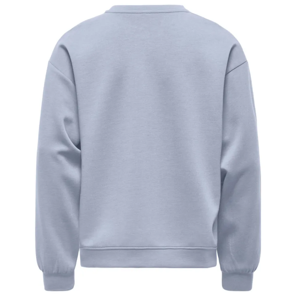 KIDS ONLY GIRL sweater lichtblauw Effen, foto 2