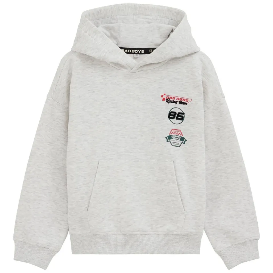 WE Fashion Bad Boys sweater met backprint - lichtgrijs, foto 2