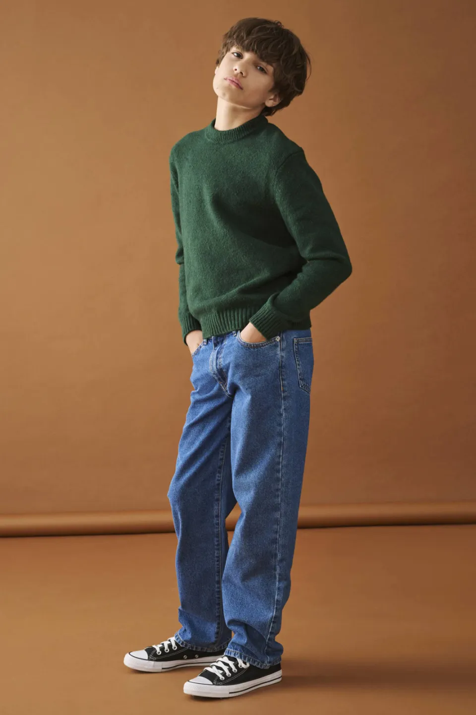 Only & Sons JUNIOR loose fit jeans medium blue denim