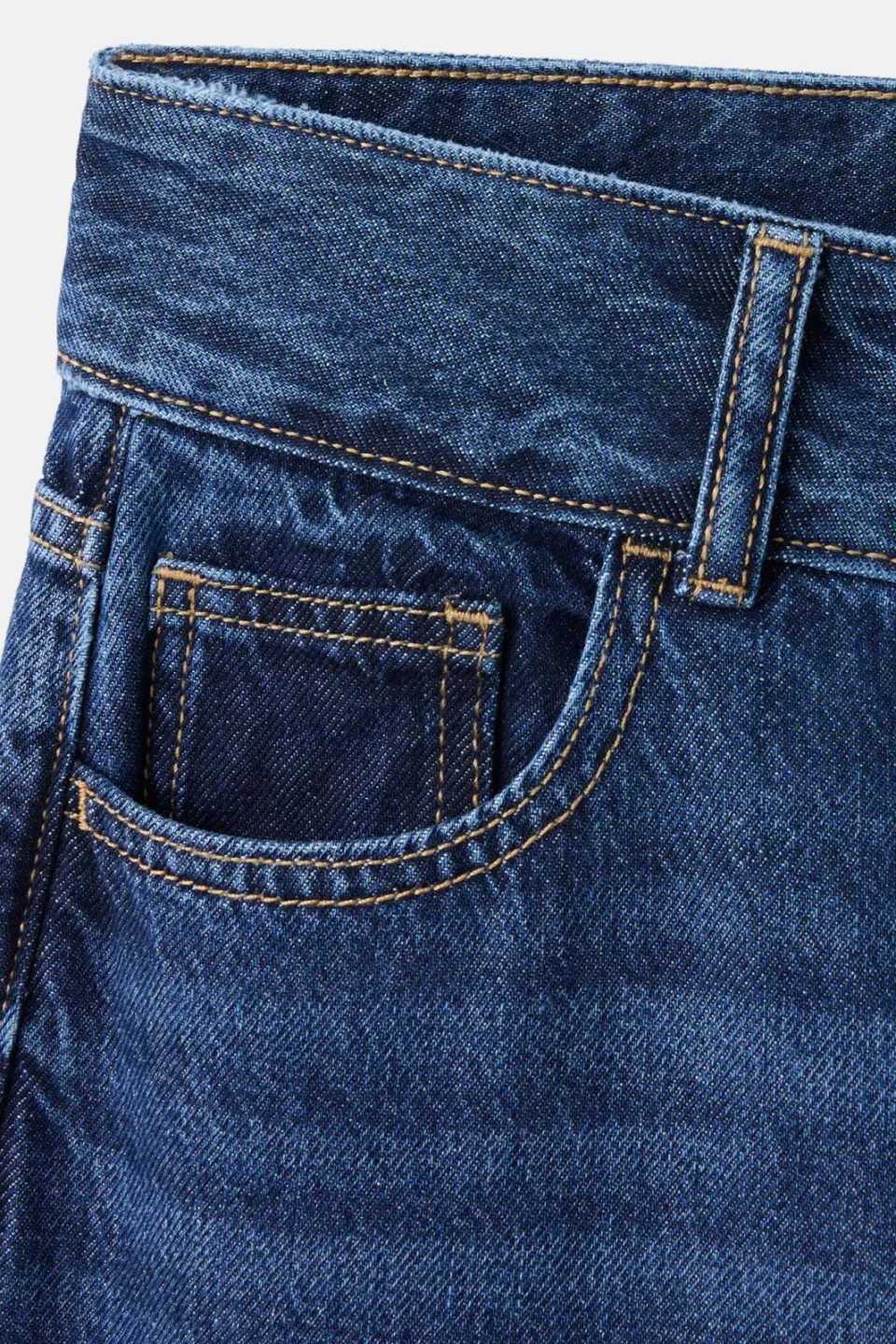 Mango TEEN straight leg jeans - changeant blauw, foto 7