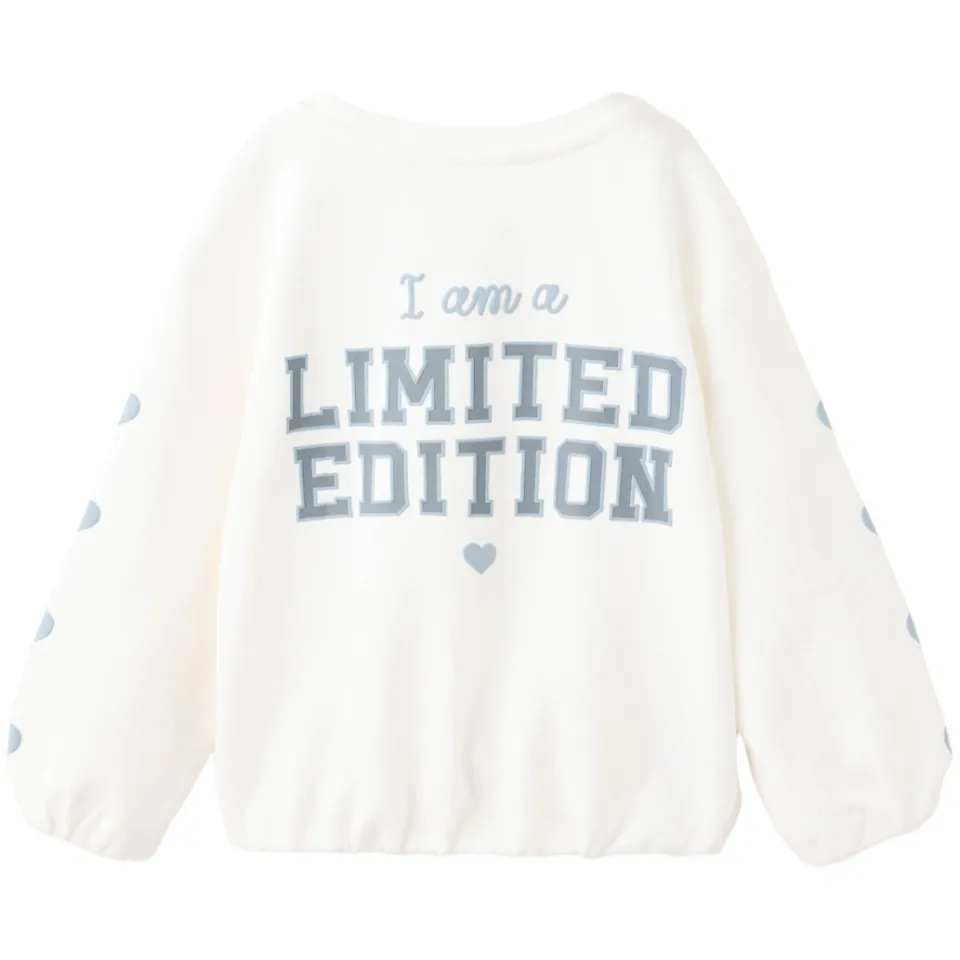 Mango Kids sweater met backprint - wit, foto 2