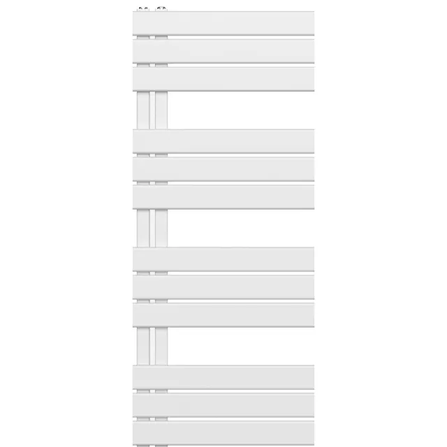 Boss & Wessing Handdoekradiator BWS Boss Links aansluiting 593W 120x50 cm Wit