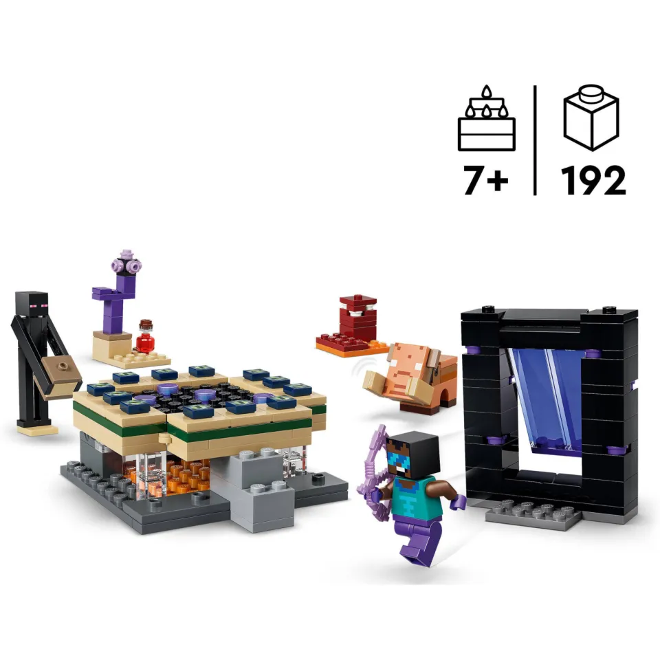 Lego Minecraft Reis naar de Nether en het End-Portaal Speelgoed 21584, foto 7