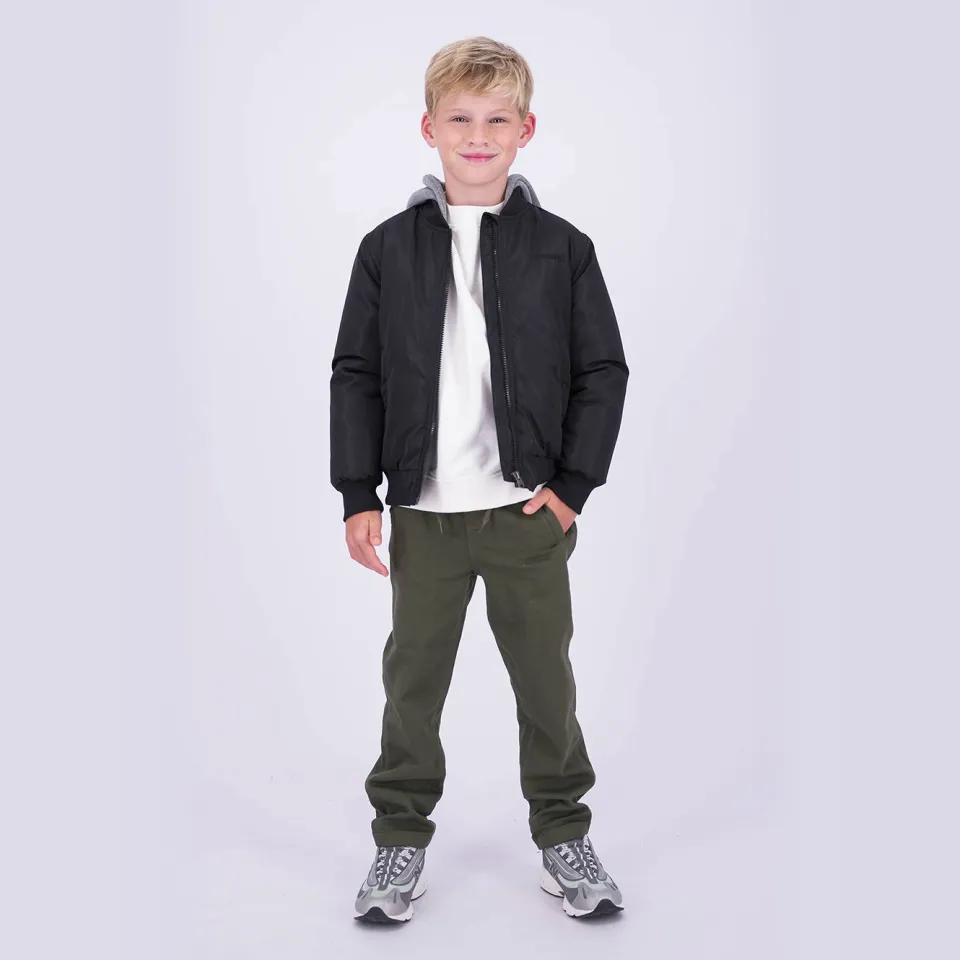 Vingino loose fit jeans - olijfgroen