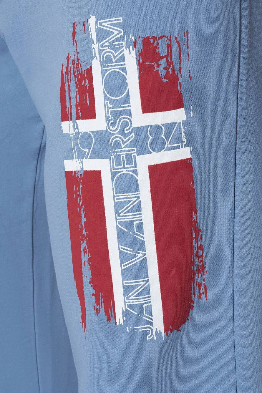 Jan Vanderstorm VEGAR loose joggingbroek Plus blauw, foto 4