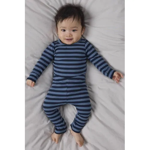 NAME IT BABY gestreepte legging donkerblauw, foto 3