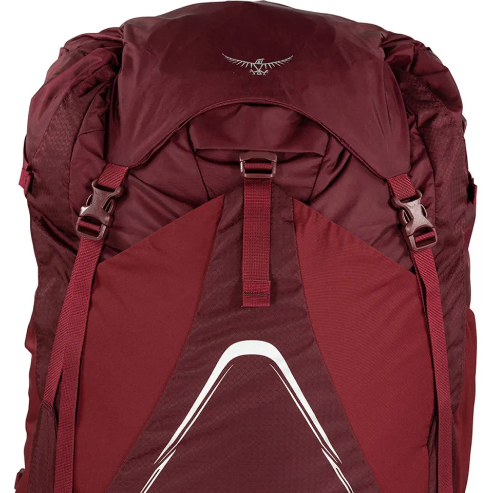 Osprey Aura AG LT 65 trekkingrugzak donkerrood, foto 6