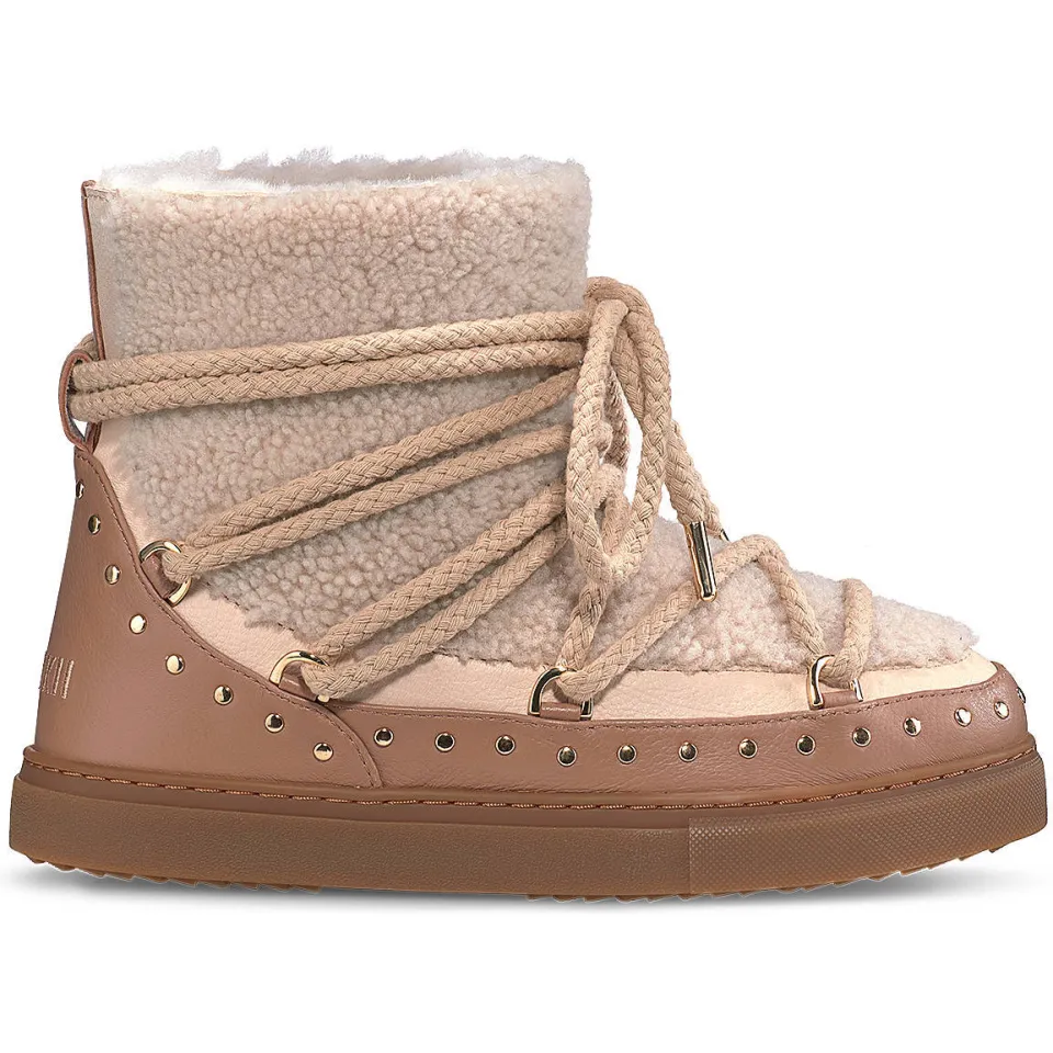 Inuikii Dames Laarzen Curly Rock - Beige, foto 2