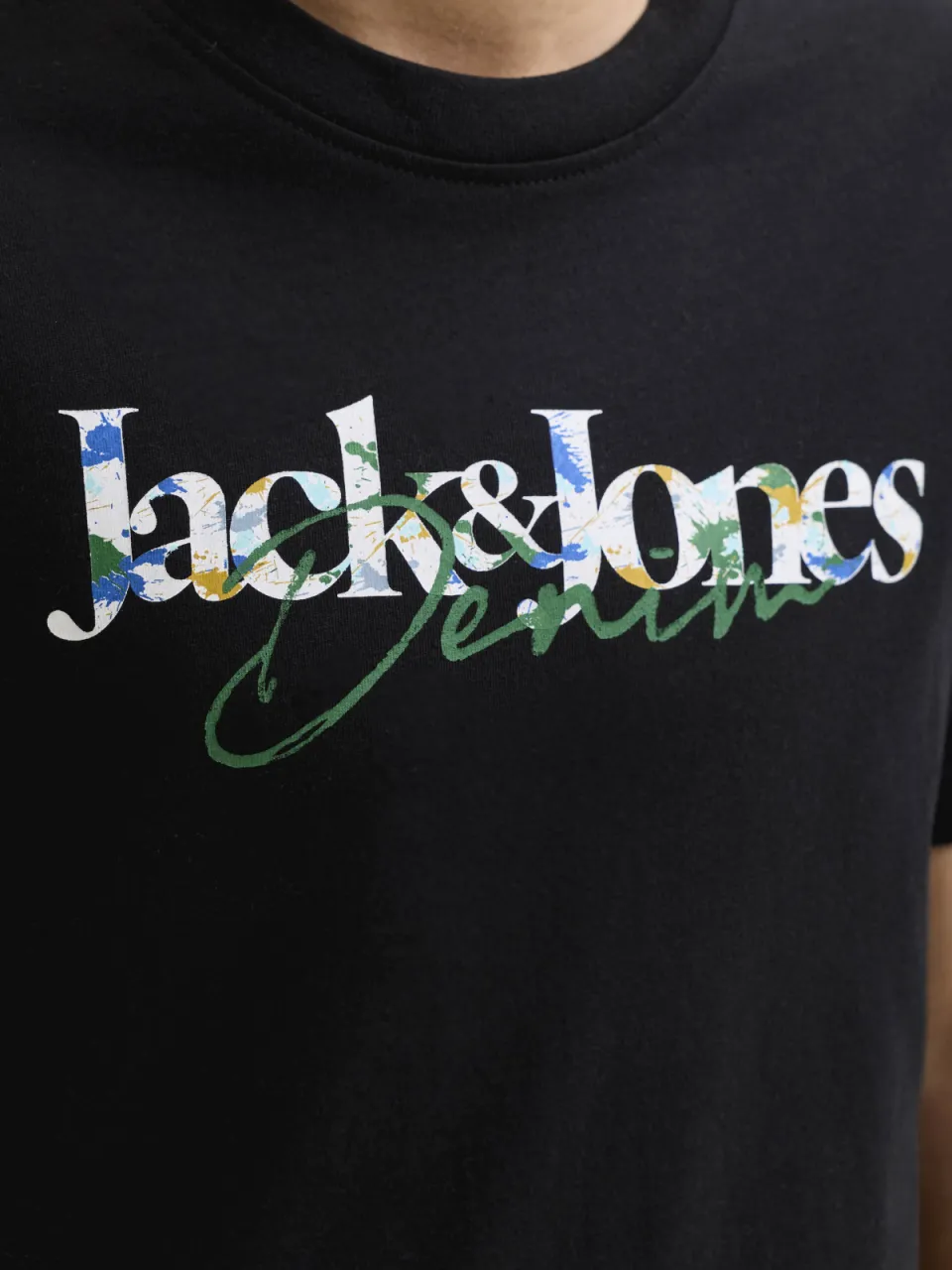 Jack & Jones t-shirt met logoprint zwart, foto 7