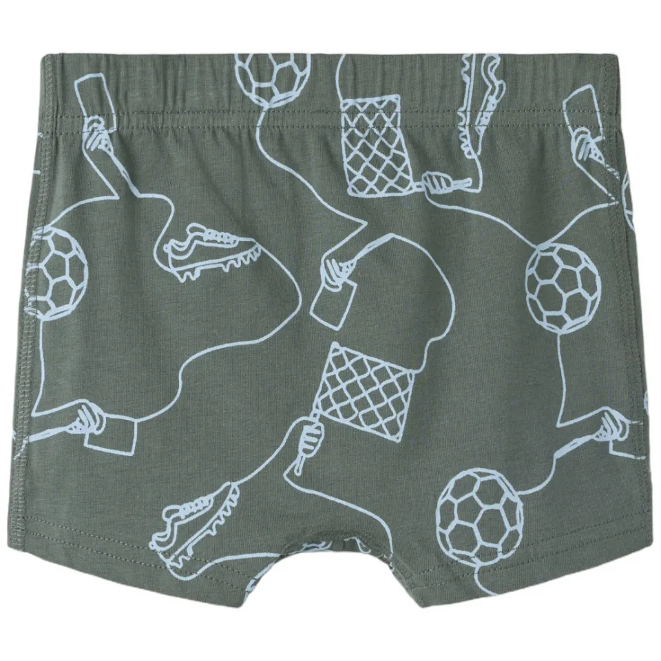 NAME IT MINI boxershorts met print set van 3 grijsgroen, foto 3