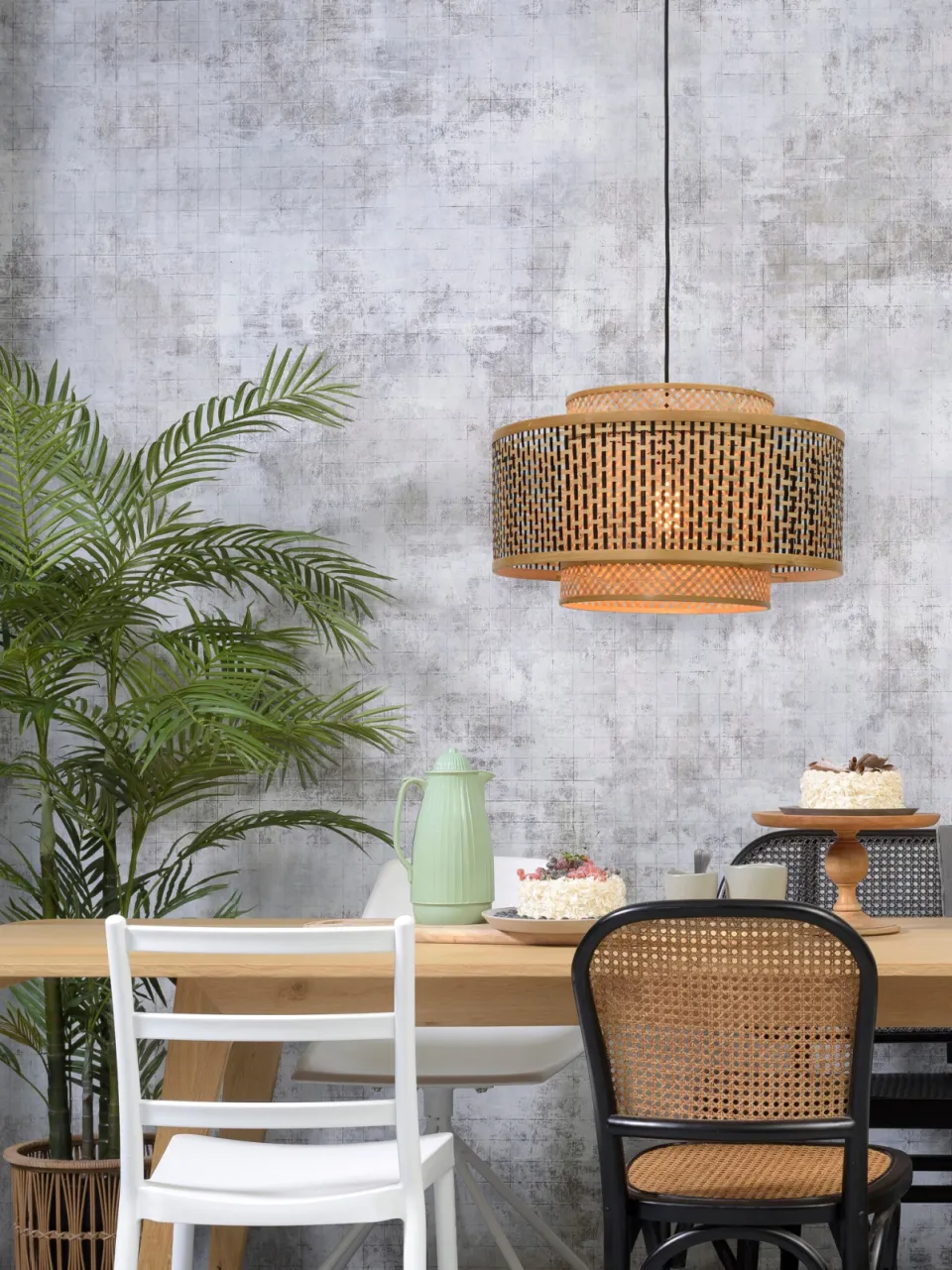 Good&Mojo Bhutan hanglamp bamboe naturel, foto 3