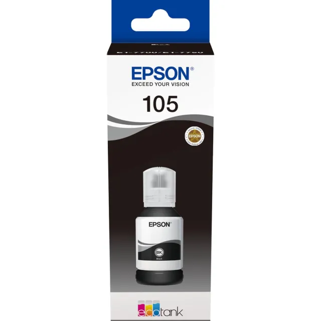Epson 105 EcoTank inkt, Zwart, 140ml