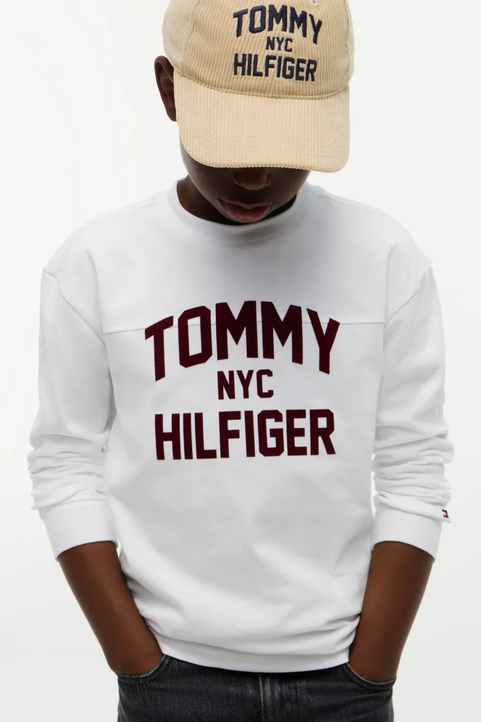 Tommy Hilfiger longsleeve met logo wit, foto 4
