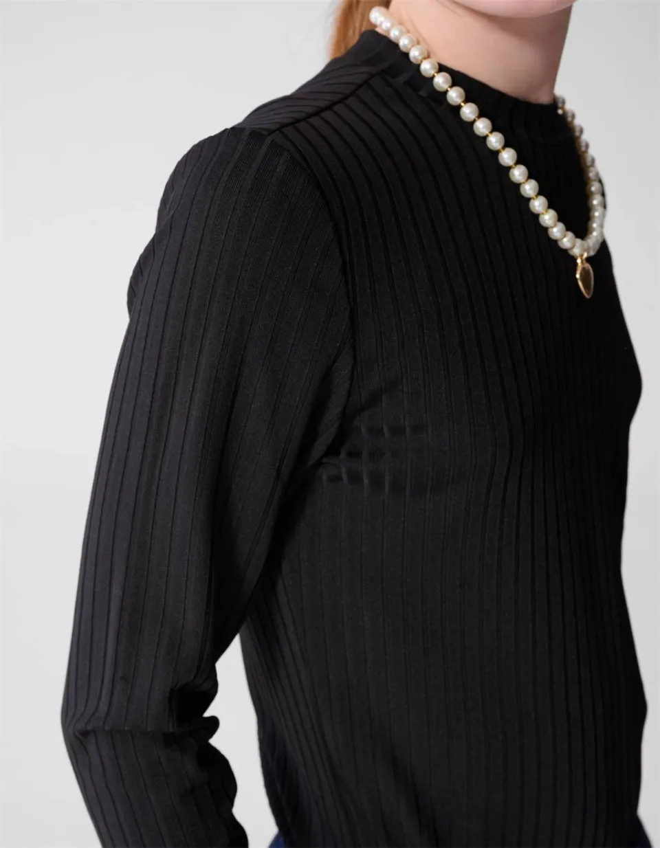 Shoeby longsleeve zwart, foto 8