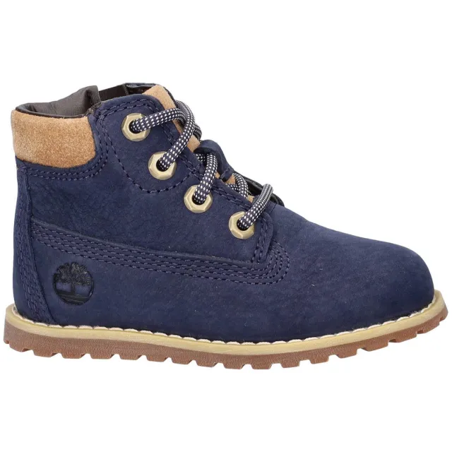 Timberland Pokey Pine suede enkelboots donkerblauw