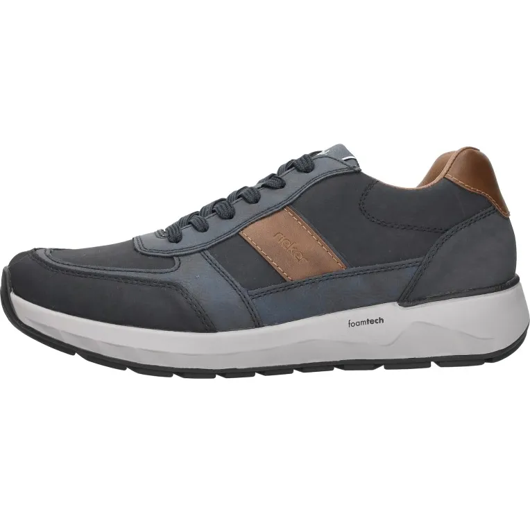 Rieker Sneakers zwart met roze details, foto 2