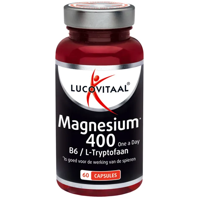Lucovitaal Magnesium 400 met vitamine B6 & L-tryptofaan capsules